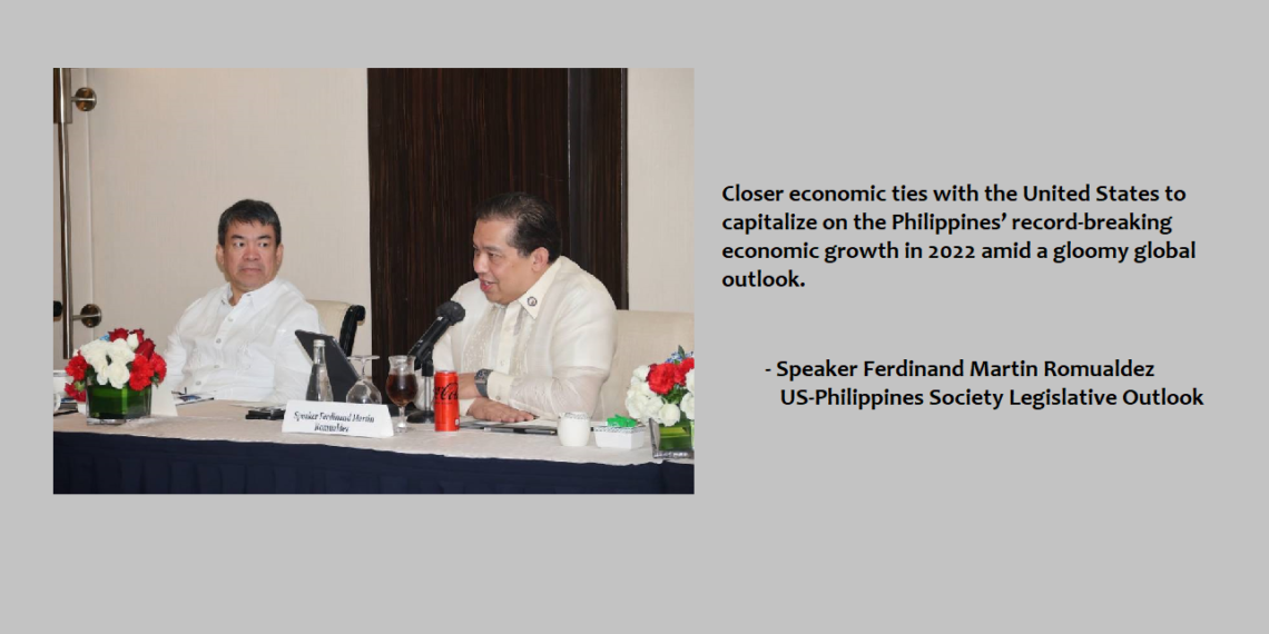 House Speaker Ferdinand Martin Romualdez USPhilippines Society