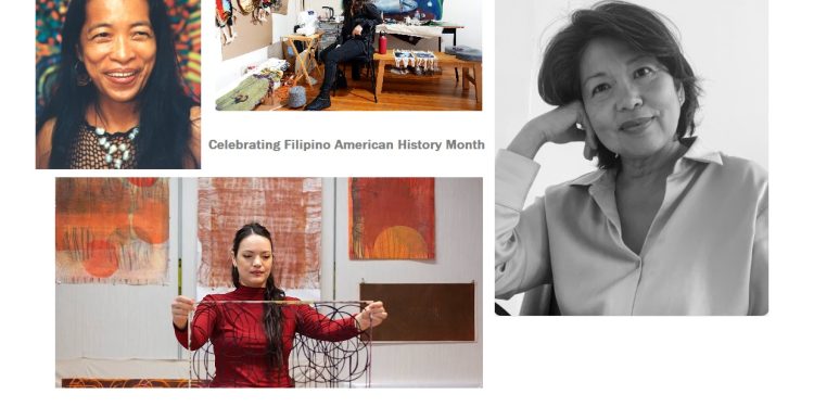 Celebrating Filipino American History Month Oct 2025. Artists: Pacita Abad, Mic Diño Boekelmann, Jeanne F. Jalandoni, and Patricia Orpilla